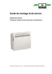 REMKO KWT 200 DC Guide De Montage Et De Service