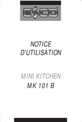 Esco MK 101 B Notice D'utilisation