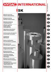 HYDAC International SK280 Notice D'utilisation