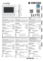 Farfisa SETTE SE4252 Mode D'emploi