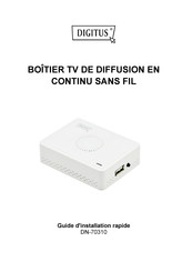 Digitus DN-70310 Guide D'installation Rapide