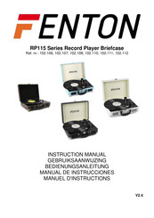Fenton RP115F Manuel D'instructions