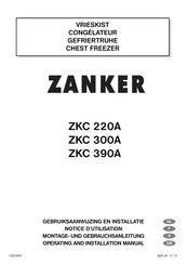 ZANKER ZKC 390A Notice D'utilisation