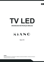 Kiano Slim TV Instructions D'utilisation Originales
