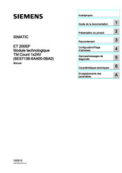 Siemens 6ES7138-6AA00-0BA0 Mode D'emploi