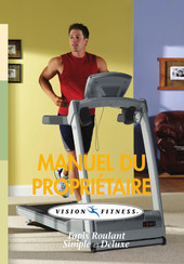 Vision Fitness Tapis Roulant Deluxe Manuel Du Propriétaire