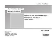 Vaillant ecoTEC/7 Notice D'installation