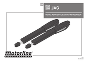 Motorline professional JAG Notice Pour L'utilisateur/Installateur