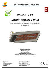 SBM RADIANTS SX B64-2 Notice Installateur