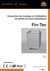 EOS Fin-Tec Instructions De Montage Et D'utilisation