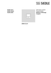 SSS Siedle DRM 612-01 Information Produit