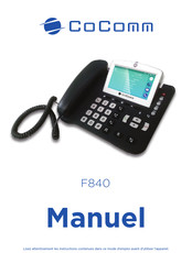 CoComm F840 Manuel