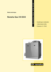 REMEHA Gas 310 ECO Notice Technique