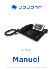 CoComm F740 Manuel