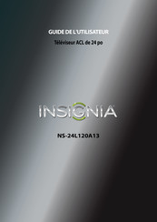 Insignia NS-24L120A13 Guide De L'utilisateur