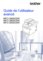 Brother MFC-L8600CDW Guide De L'utilisateur
