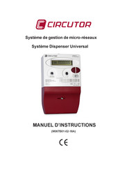 Circutor M067B01-02-18A Manuel D'instructions