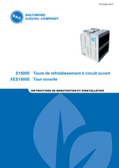 BAC XES1500E Instructions De Manutention Et D'installation