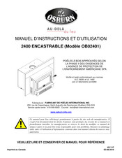 Osburn 2400 Manuel D'instructions Et D'utilisation