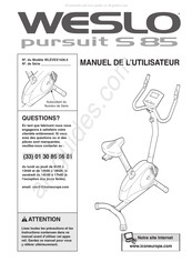 Weslo WLEVEX1426.0 Manuel De L'utilisateur