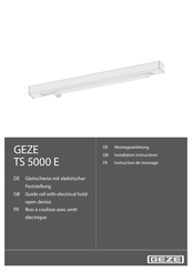 Geze TS 5000 E Instructions De Montage