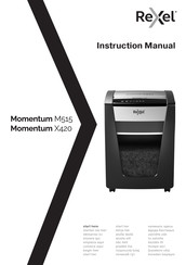 Rexel Momentum M515 Manuel D'instructions