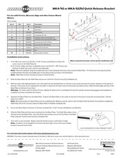 MINN KOTA MKA-62 Instructions D'installation