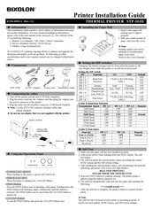 BIXOLON STP-103II Guide D'installation