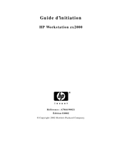 HP Workstation zx2000 Guide D'initiation