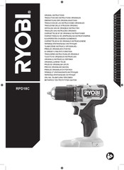 Ryobi RPD18C Traduction Des Instructions Originales