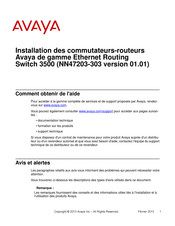 Avaya ERS 3510GT-PWR+ Mode D'emploi