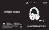 Corsair VIRTUOSO RGB WIRELESS XT Mode D'emploi