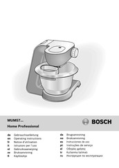 Bosch MUM57810/01 Notice D'utilisation