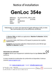 Ercogener GenLoc 354e Notice D'installation