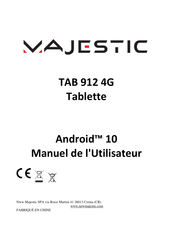 Majestic TAB 912 4G Manuel De L'utilisateur