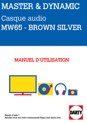 Master & Dynamic MW65 Manuel De L'utilisateur