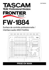 Tascam Frontier FW-1884 Guide De Prise En Main