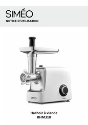 Simeo RHM310 Notice D'utilisation