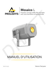 ProLights Mosaico L Manuel D'utilisation