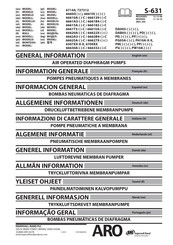Ingersoll Rand ARO 66620A C Serie Information Générale