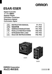 Omron E5AR Feuille D'instructions