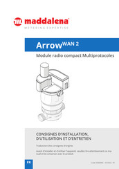 Maddalena Arrow WAN 2 Consignes D'installation, D'utilisation Et D'entretien