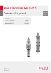 HAWE Hydraulik CLHV Serie Documentation Produit