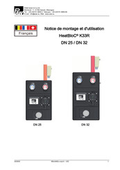Paw HeatBloC K33R Notice De Montage Et D'utilisation