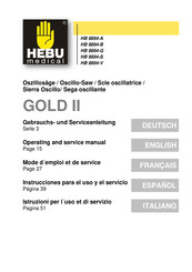 HEBU medical HB 8894-V Mode D'emploi Et De Service