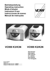 vc999 K2 Mode D'emploi