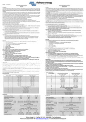 Victron energy Smart BatteryProtect SBP-220 Guide De L'utilisateur