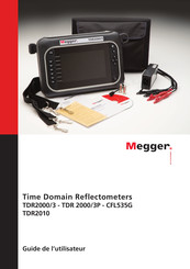 Megger TDR2000/3 Guide De L'utilisateur