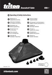 Triton TWX7DDT Instructions D'utilisation Et Consignes De Sécurité