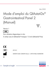 Qiagen QIAstat-Dx Gastrointestinal Panel 2 Mode D'emploi